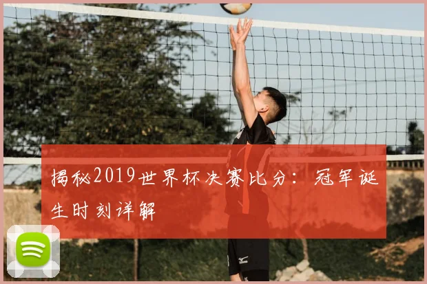 揭秘2019世界杯决赛比分:冠军诞生时刻详解